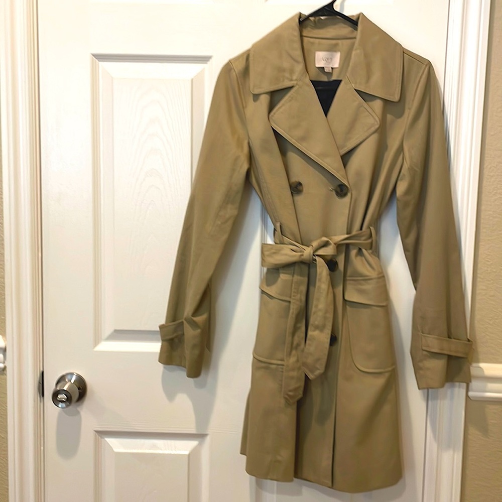 Loft Outlet Classic Trench Tan Size 0